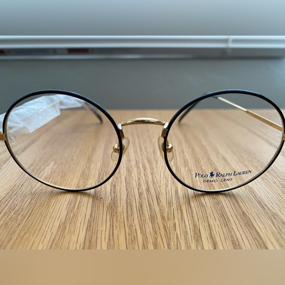 NWT Vintage Polo Ralph Lauren eyewear glasses round frames YG/O75 Lennon Japan - Picture 2 of 7